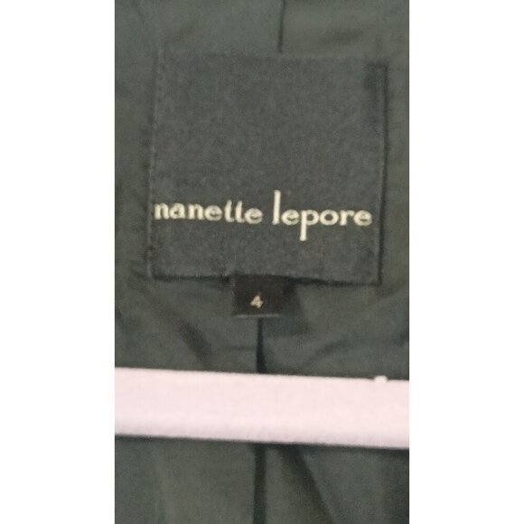 Nanette Lepore Open Front Plaid Shabby Chic Hobo Vest With Pockets Size 4 Gray - Picture 3 of 14